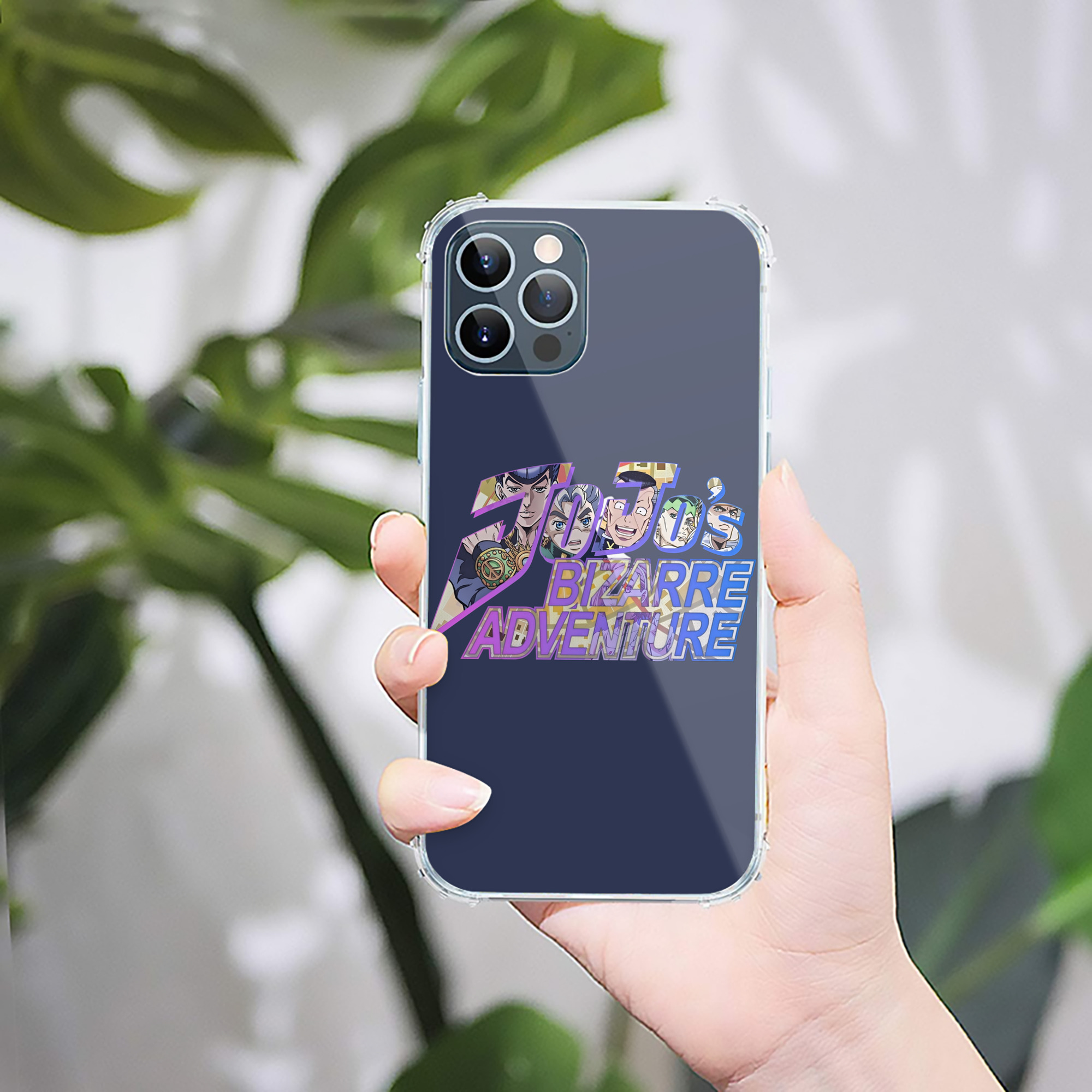 （画像用） ジョジョの奇妙な冒険 JoJo's Bizarre Adventure 【iPhone 12シリーズ対応】透明スマホケース（クリアソフトケース）